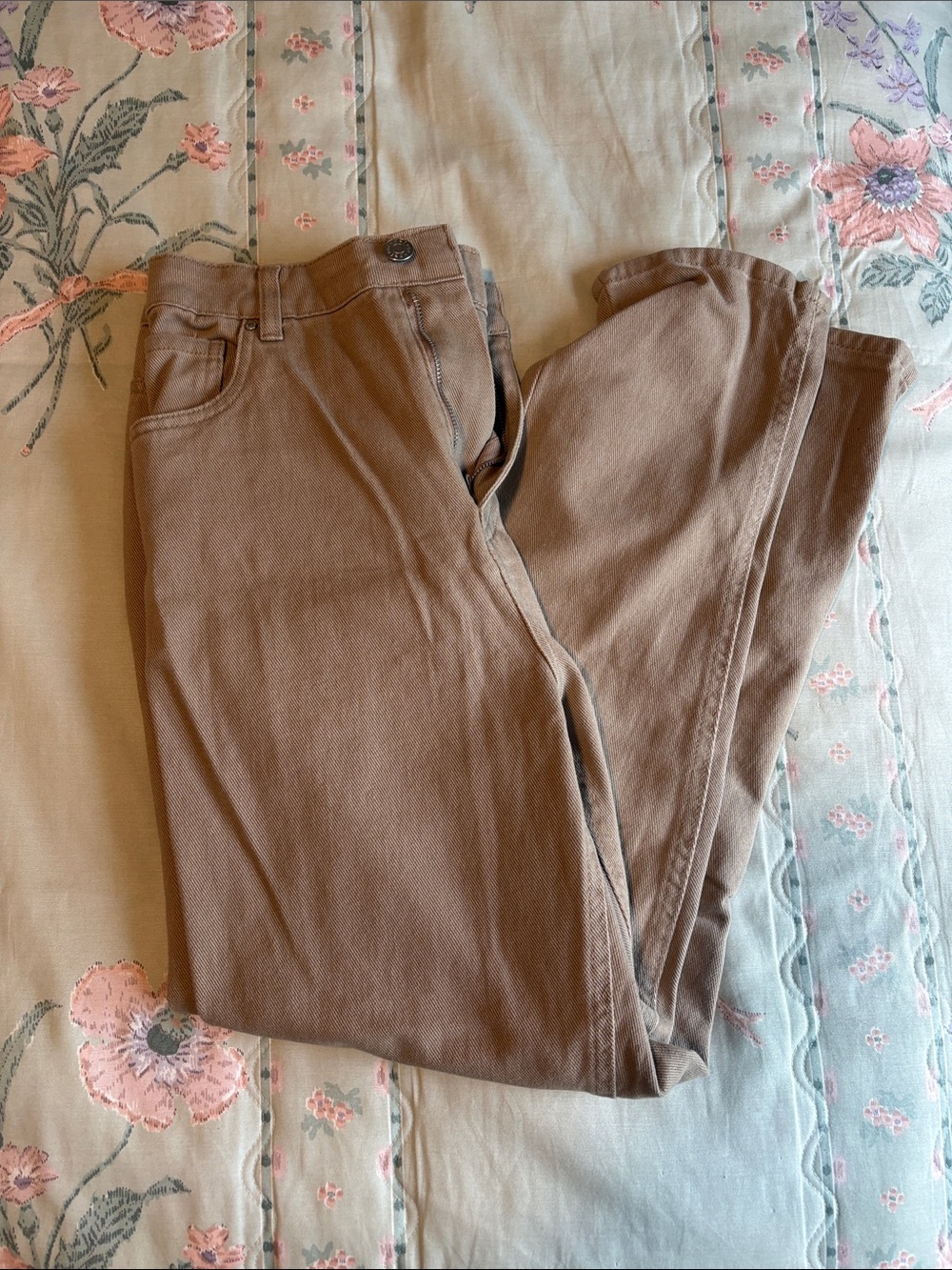 Women's Light Brown Jeans - Classic Fit